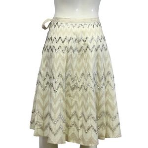 Bcbg Max Azria Sequin Skirt Size L (SKU 00…